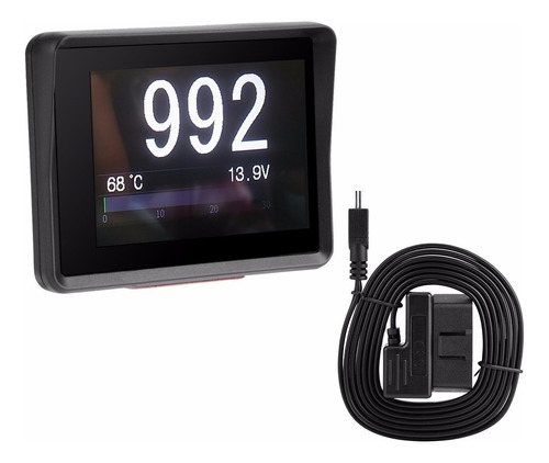 Coche Obd Multifunción Medidor De Temperatura Digital Te