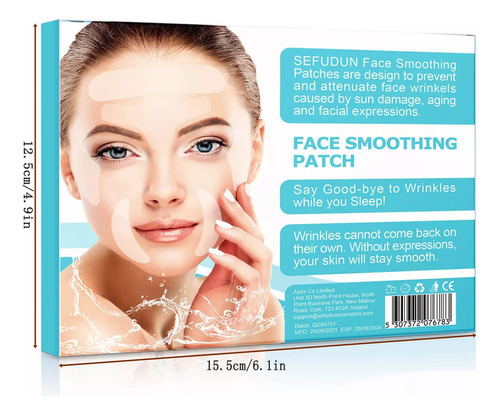Parches Antiarrugas Para Rostro Y Frente 160 Cintas Faciales