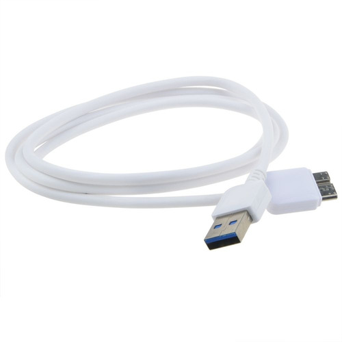 Blanco Usb 3.0 Cable De Datos De Seagate Goflex Satellite Al