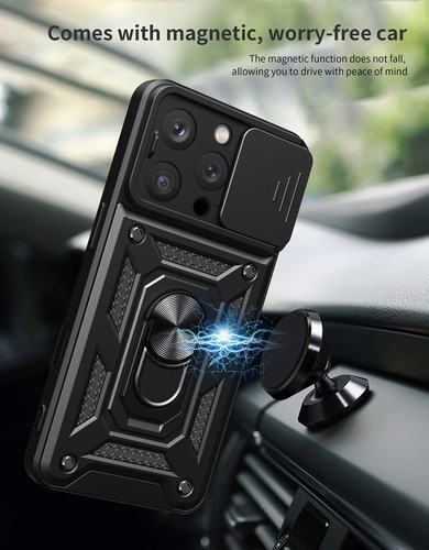 Funda Para Teléfono De La Serie Oppo, Funda Protectora Para Lentes De Cámara, Funda Deslizante Con Soporte Magnético Para Coche, Color Plateado