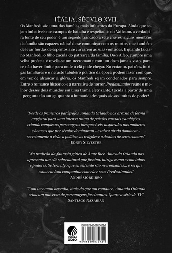 Predestinados, De Amanda Orlando. Editora Globo Livros, Capa Mole Em Português