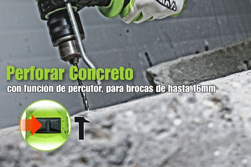 Imagen 6 de 9 de Taladro Eléctrico Percutor Vido 1050w