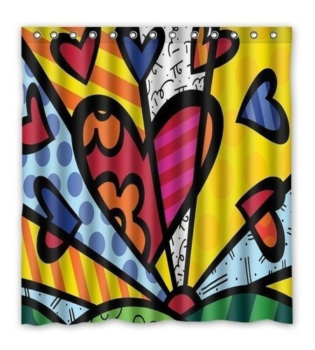 Cortina De Baño A New Day De Romero Britto