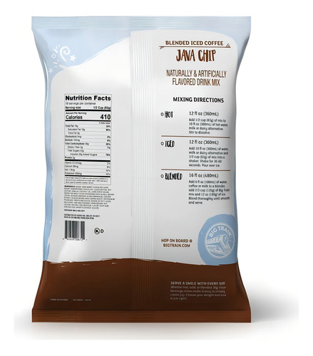 Java Chip Big Train Polvo 3.5 Libras