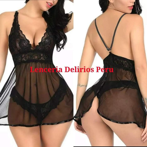 Imagen 7 de 7 de Babydolls Mucama 2 Modelos, Portaligas Con Medias Pantys