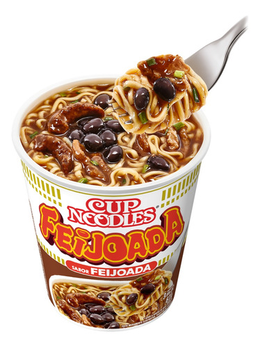 Macarrão Instantâneo Feijoada Cup Noodles Copo 67g