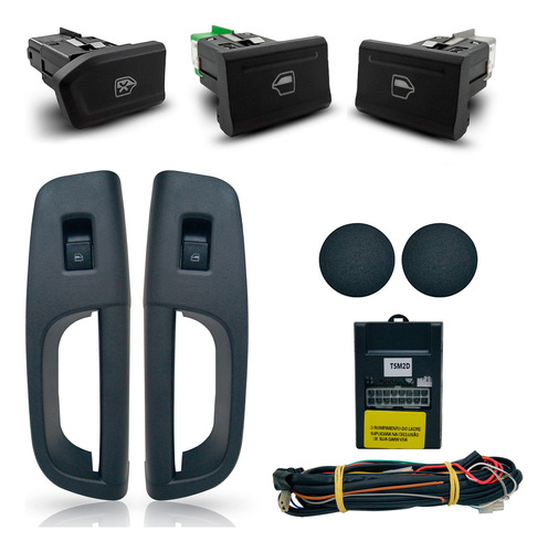 Kit Vidro Eletrico Gol G7 Voyage 4 Porta Completo Inteligent