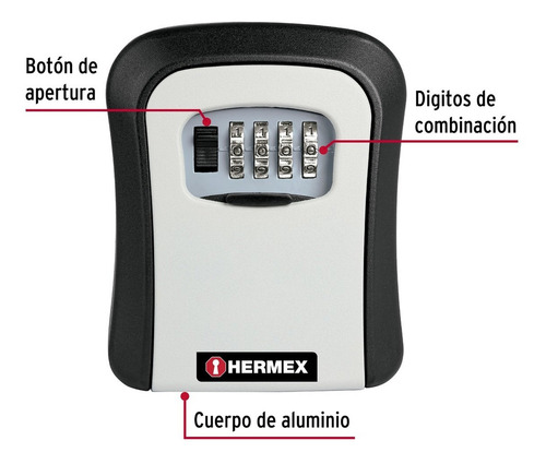 Caja Para Llaves Candado Resistente Al Agua Golpes Empotrabl