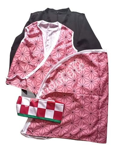 Imagen 4 de 4 de Disfraz Nezuco Kamado Cosplay Disfraces Demonslayer Completo