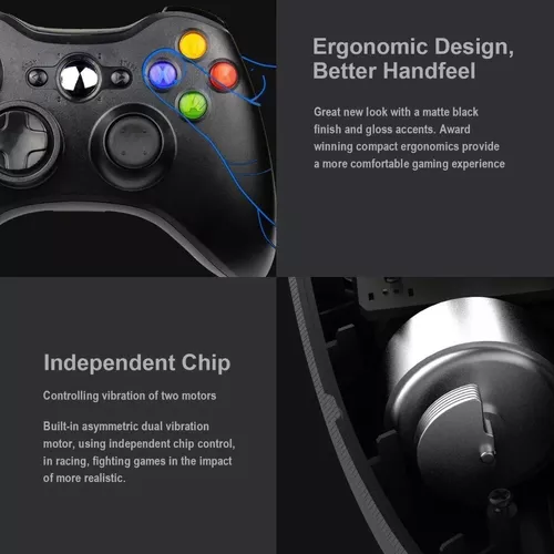 Control Mando Para Xbox 360 Inalambrico Con Vibracion Calidad Superior