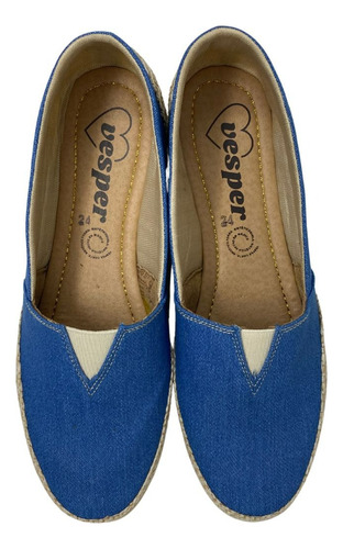 Alpargatas Casuales Para Mujer Vesper Slip On - Mezclilla