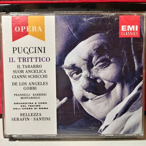 Il Trittico Opera Puccini Bellezza Serafin Santini 3 Cd Set.