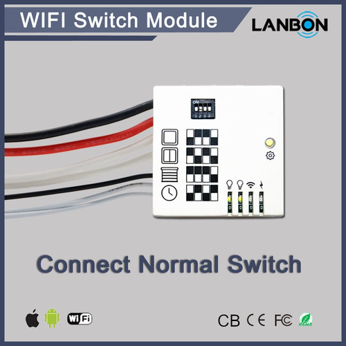 Imagen 4 de 6 de Modulo Wifi Lanbon Smart Inteligente Casa Domotica Oculto