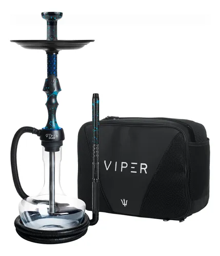 comprar Narguile Completo Triton Viper Splash Bolsa - Azul