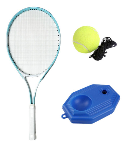 Pelota De De Tenis, Equipo De Entrenamiento De Raqueta Azul