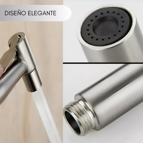 Ducha Bidet Arabe Kit Completo Inodoro Acero Inoxidable