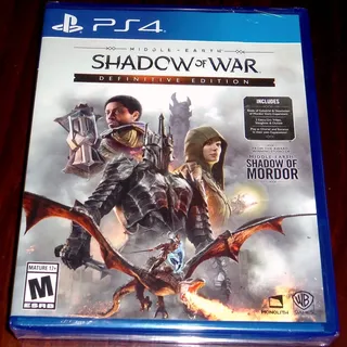 Videojuego Middle-earth Shadow Of War Definitive Edition Ps4
