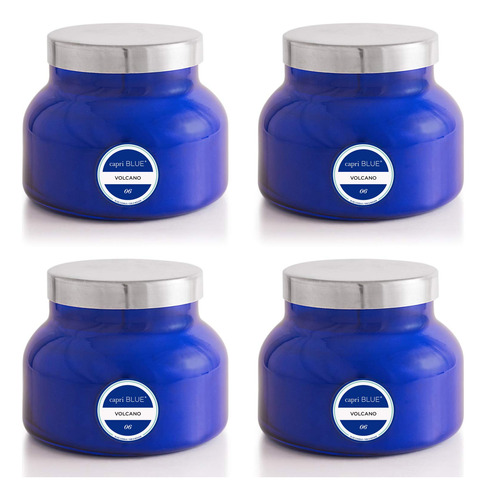 Velas Volcanicas Azules - Pack 4 Unidades