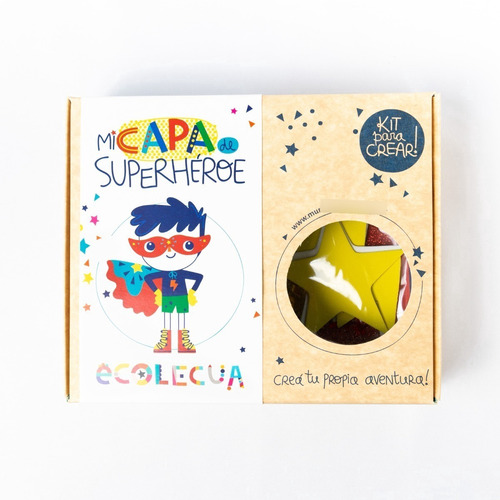 Imagen 1 de 4 de Kit Para Crear Mi Disfraz De Superheroe. Arte Infantil.