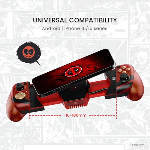 Gamesir X3 Pro Type-c Deadpool Edition Color Rojo | Cuotas sin interés