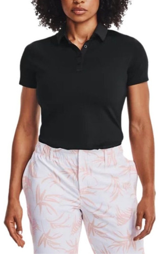 Polo Golf Under Armour Zinger Short Sleeve Negro Mujer 13639