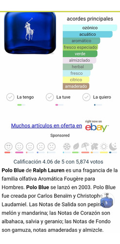 Eau De Parfum N°92 Blue Millanel 30 Ml Recoleta Todo Envíos