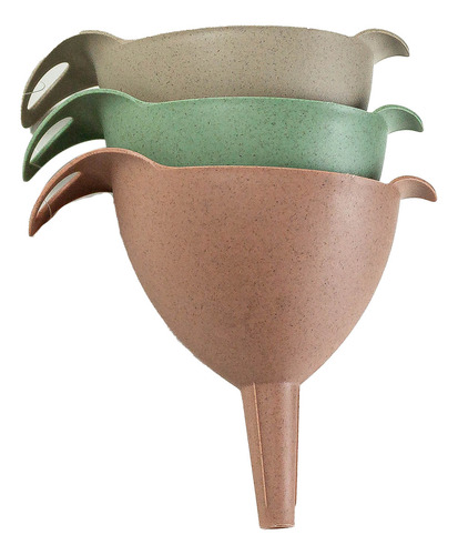 Embudo De Cocina Plástico 11cm Carol Areia Colores Surtidos Color Rosa