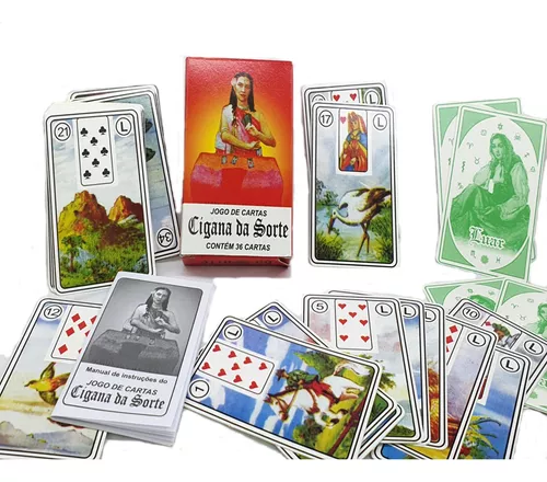 Tarot Baralho Cigano Da Sorte C/ Manual Com Manual (oferta)