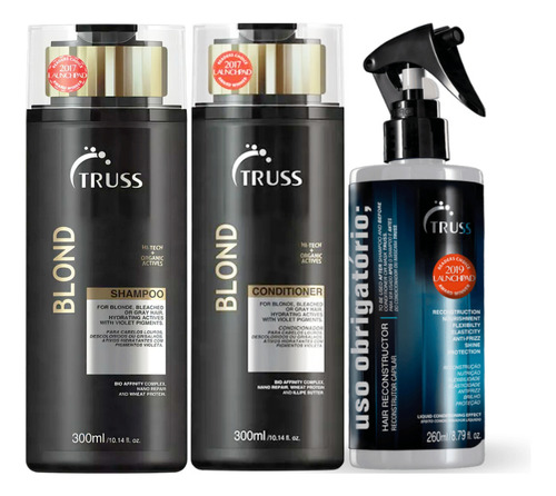 Truss Blond Shampoo E Cond 300ml + Uso Obrigatório+ Mini Net