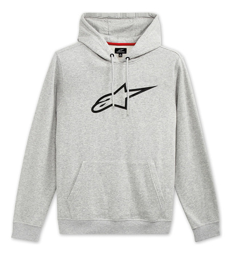 Buzo Con Capucha Ageless Hoodie Grey Alpinestars