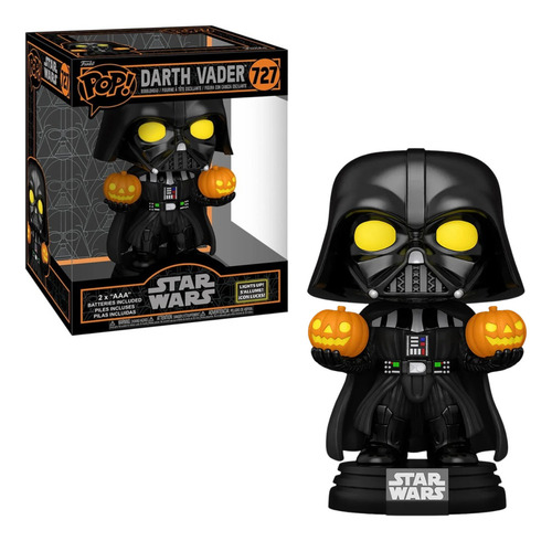 Funko Pop Super: Star Wars - Darth Vader Con Calabazas Elect