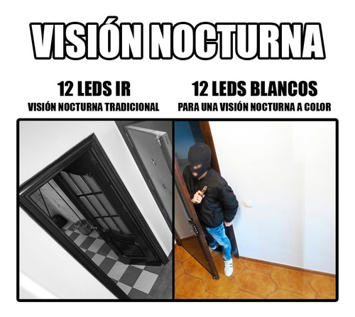 Imagen 4 de 7 de Camara Cctv 4 En 1 1080p 2 Mp Sensor Movto Alarma Sirena Msi