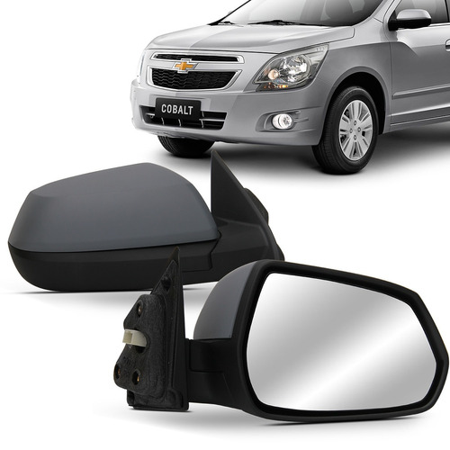 Par Retrovisor Cobalt 12 2013 2014 2015 Elétrico Texturizado