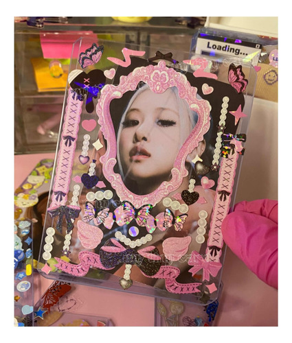 Imagen 1 de 9 de Toploader Rosé Blackpink Kpop Photocards Holder + Freebies