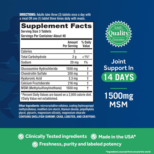Move Free Glucosamine Chondroitin Msm And Hyaluronic Acid Jo