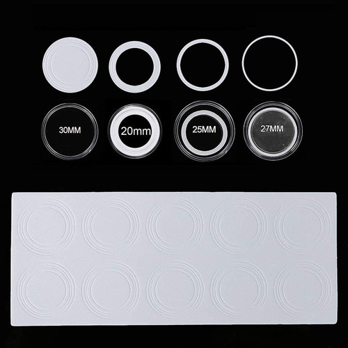Estuche Para Monedas De 30 Mm Ps Y 6 Tamaños (19/20/22,25/25