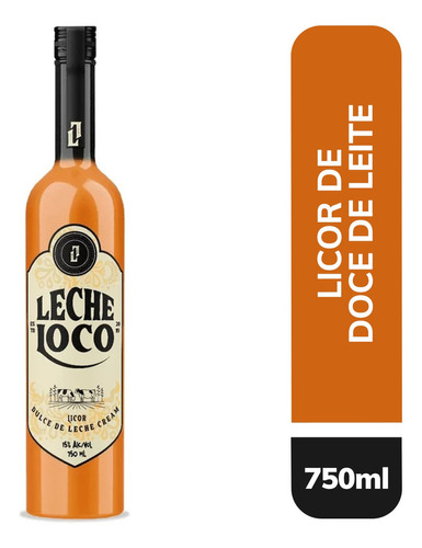 Licor De Doce De Leite Leche Loco 750ml