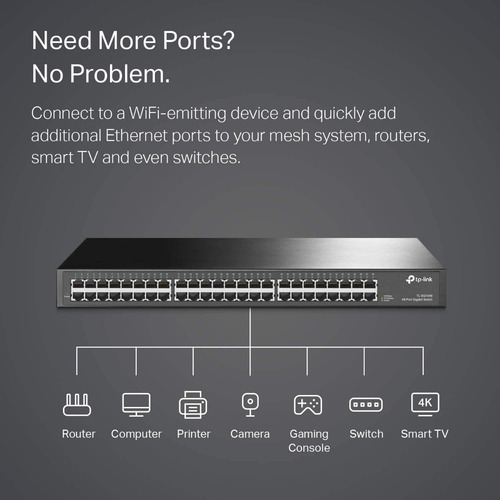 Imagen 4 de 6 de Switch 48 Puertos Tp-link 10/100/1000 Tl-sg1048