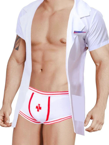 Conjunto Corto Y Sexy De Lencería, Uniforme, Cosply, Doctor,