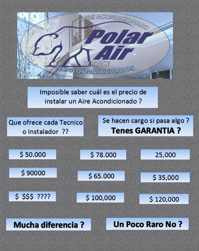 Instalación Split Aire Acondicionado Matriculado