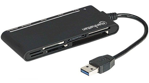 Lector Tarjetas De Memoria Externo Manhattan Usb 3.0 101653