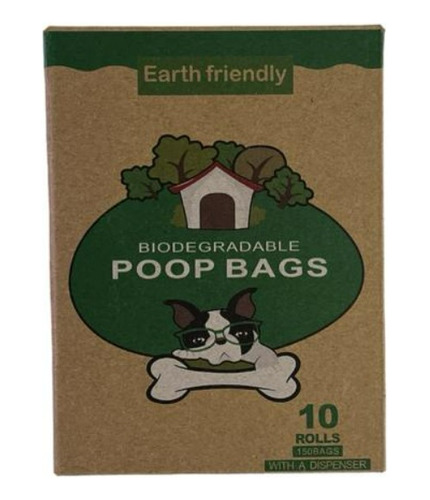 Kit Paseo Perros 150 Bolsas Biodegradables + Dispensador 