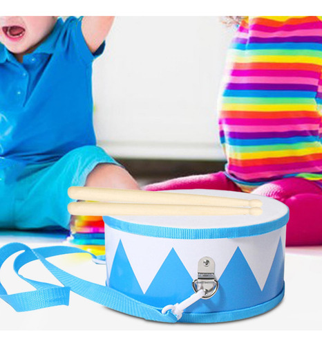 Juego De Tambor For Niños De 8 Pulgadas, Tambor De Azul