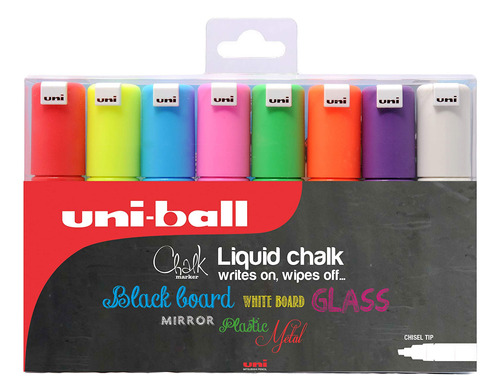 Uni-ball Pwe-8k Boligrafo Tiza Liquida Marcador Color Lavabl
