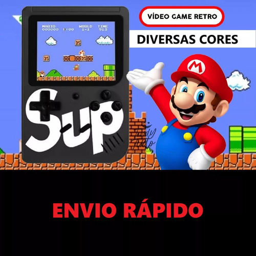 Mini Game Retrô Portátil Mão Eletrônico 400 Jogos Infantil Aleatória