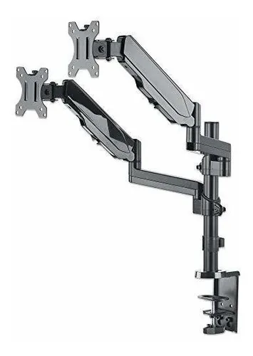 Manhattan Soporte Universal Para Monitor Doble Con Resorte D