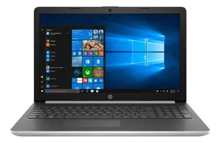 Notebook HP 15-da0041dx plata 15.6", Intel Core i7 8550U 12GB de RAM 512GB SSD, Intel UHD Graphics 620 60 Hz 1920x1080px Windows 10 Home