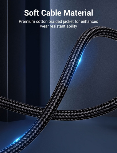 Cable Audio Vention 3.5mm A 2x 6.5mm Macho A Macho 2m