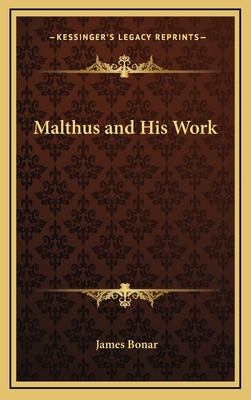 Libro Malthus And His Work - Bonar, James