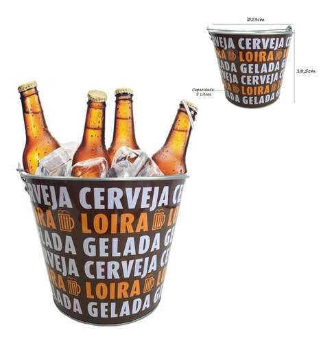 Balde De Cerveja Loira 5 Litros - Hauskraft